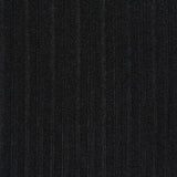 Black Vertical-Stripe Rib Knit, Polyester