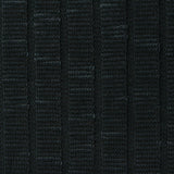 Black Tone-on-Tone Rib Knit, Viscose-Poly