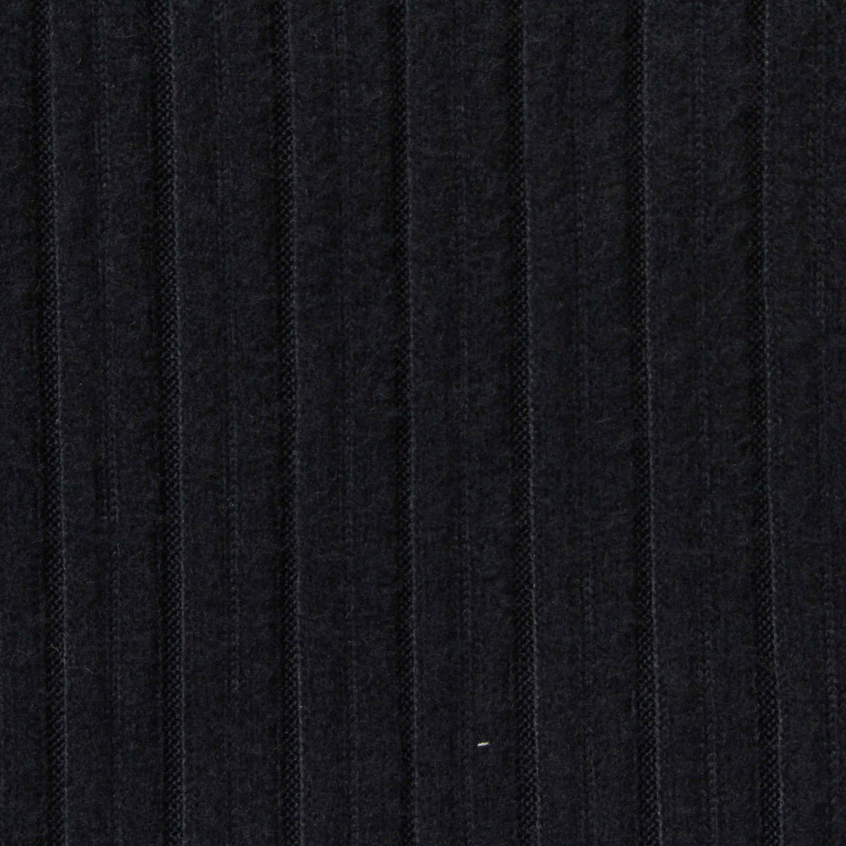 Polyester Stretch Rib Knit Fabric, 230 gsm, 126 cm — Navy