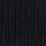 Polyester Stretch Rib Knit Fabric, 230 gsm, 126 cm — Navy