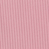 Polyester Stretch Rib Knit Fabric, 225 gsm, 136 cm — Pink — texture