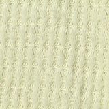Polyester Stretch Waffle Knit Fabric, 167 gsm, 156 cm — Yellow — texture