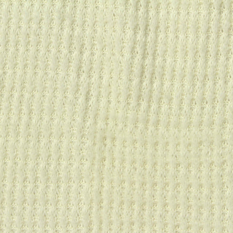 Polyester Stretch Waffle Knit Fabric, 167 gsm, 156 cm — Yellow