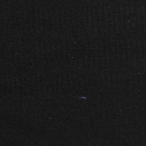 Striped Polyester Viscose Stretch Crepe Fabric, 210 gsm, 157 cm — Black