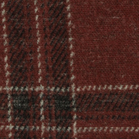 Black Plaid Jacquard, Poly-Cotton, 230 gsm