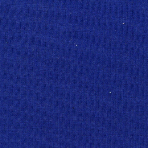 Brushed Cotton Polyester Stretch Scuba Knit Fabric, 360 gsm, 172 cm — Blue