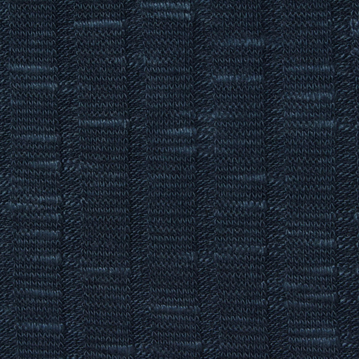 Navy Tone-on-Tone Rib Knit, Viscose-Poly, 310 gsm