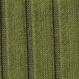 Slub Polyester Stretch Rib Knit Fabric, 195 gsm, 145 cm — Green — texture