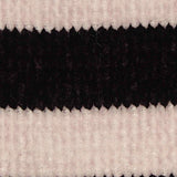 Black Stripes Chenille, Polyester — texture