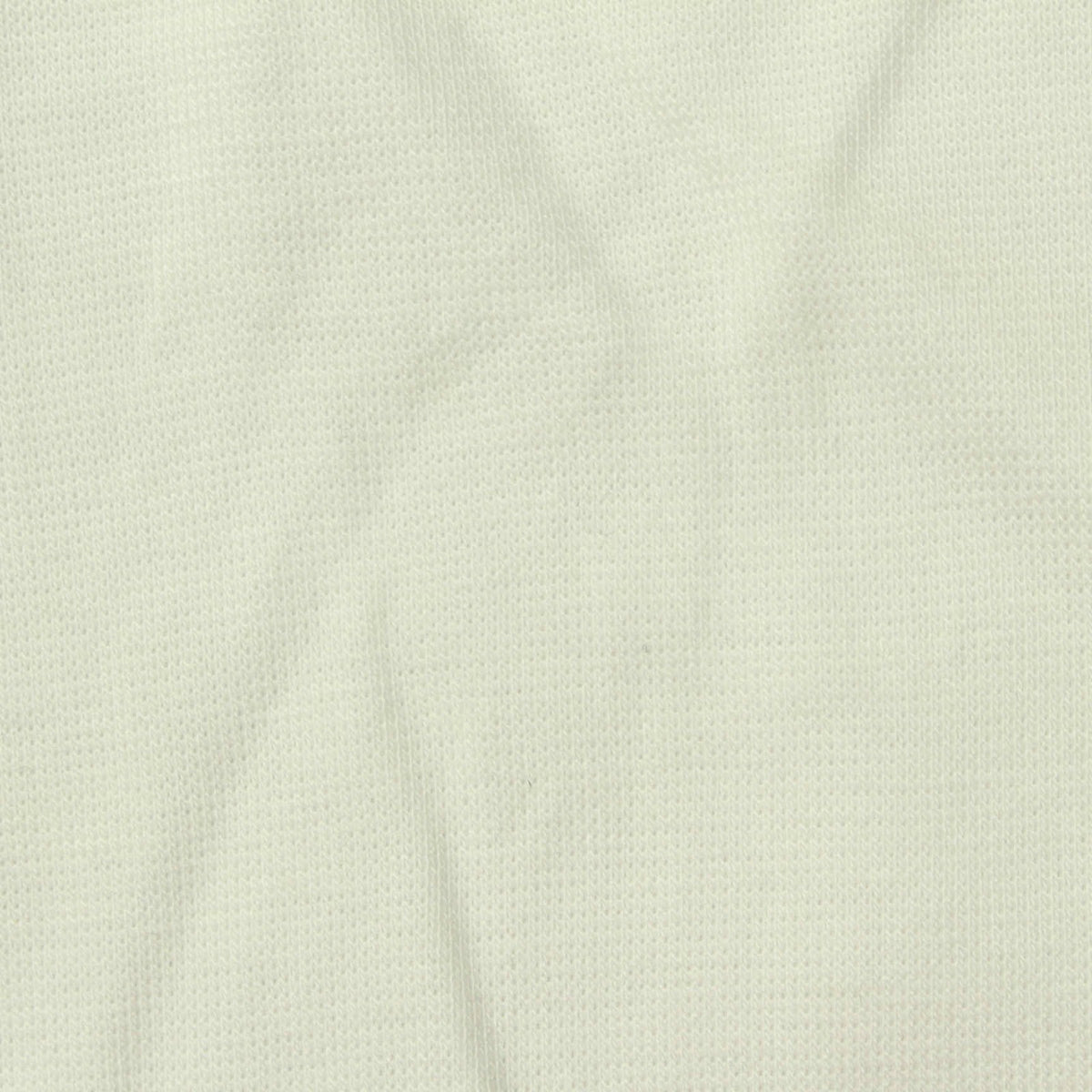 Polyester Viscose Stretch Rib Knit Fabric, 250 gsm, 175 cm — White