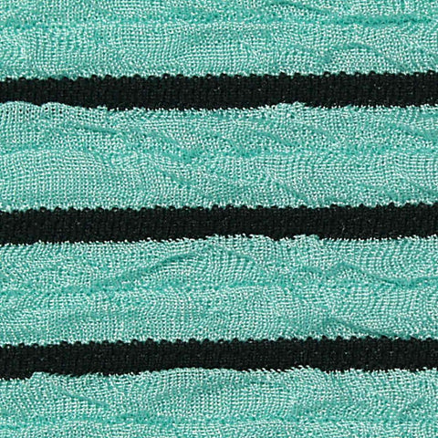 Black Stripes Knit, Polyester, 185 gsm, 165 cm