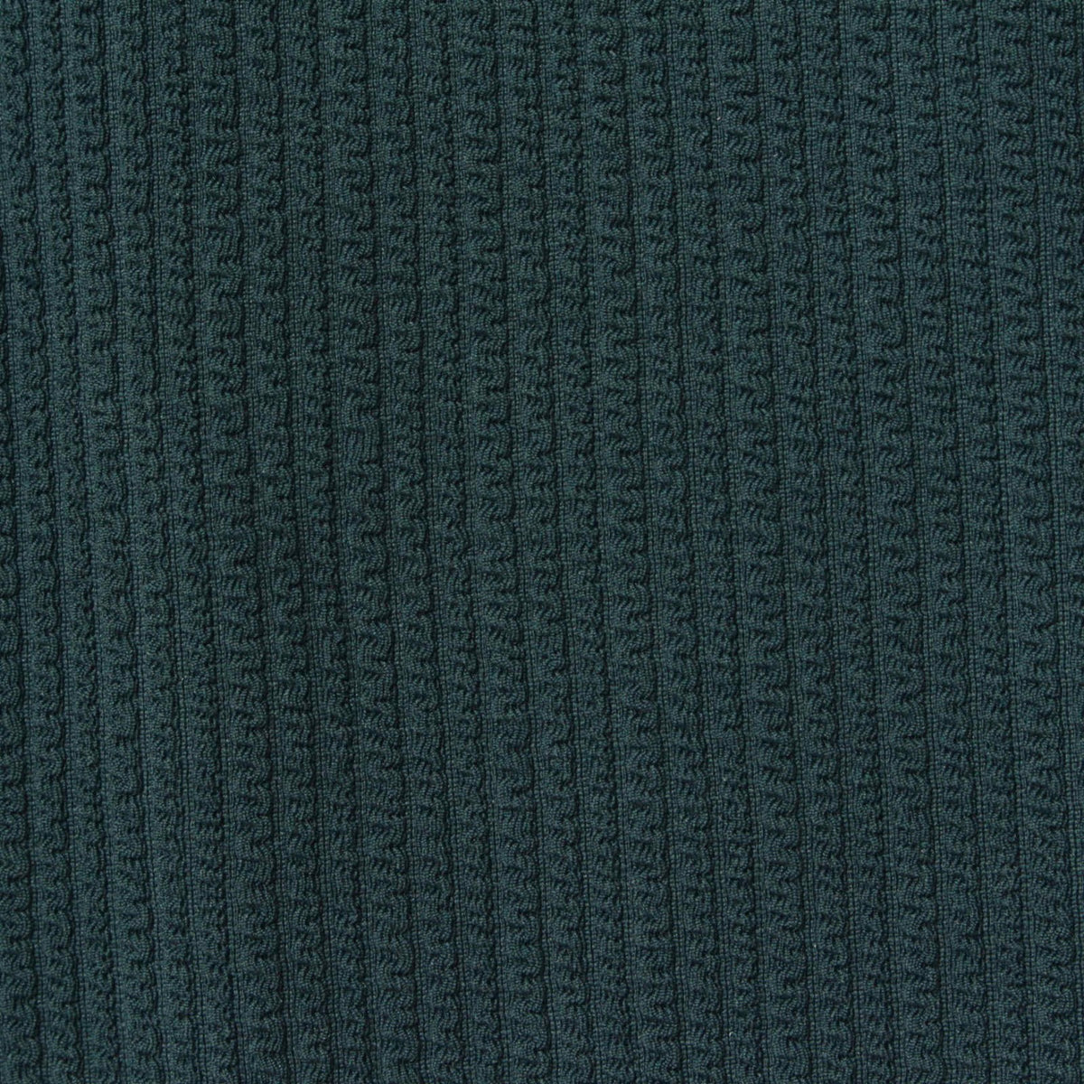 Polyester Stretch Rib Knit Fabric, 270 gsm, 165 cm — Blue