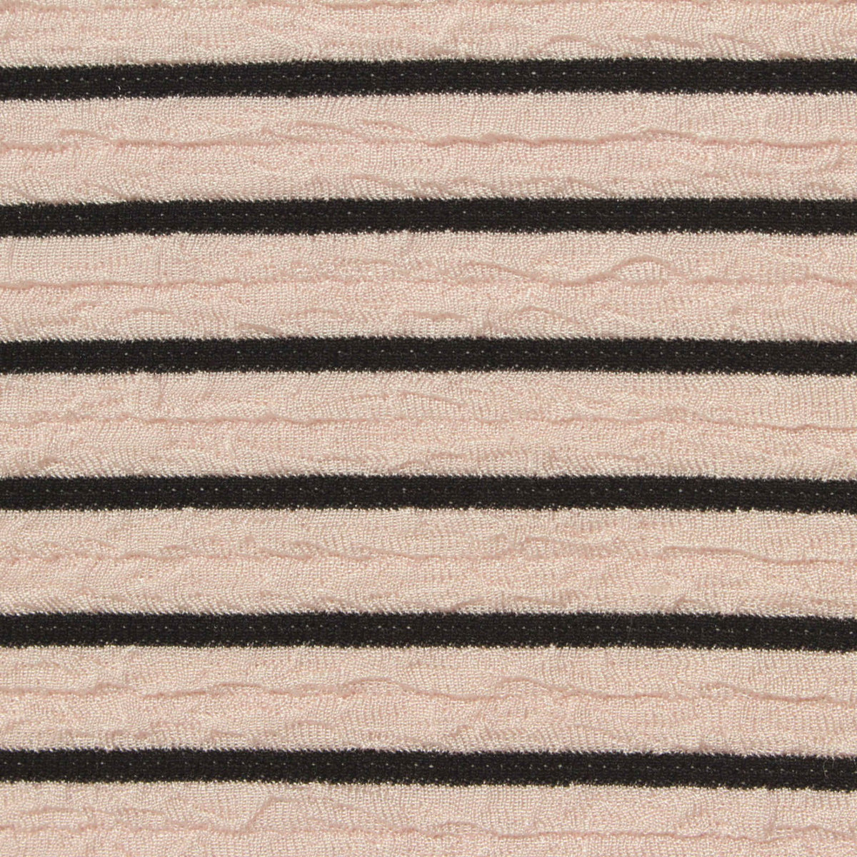 Black Horizontal-Stripe Knit, Polyester, 220 gsm, 165 cm, ref EF-247386