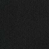 Polyester Stretch Rib Knit Fabric, 270 gsm, 165 cm — Black