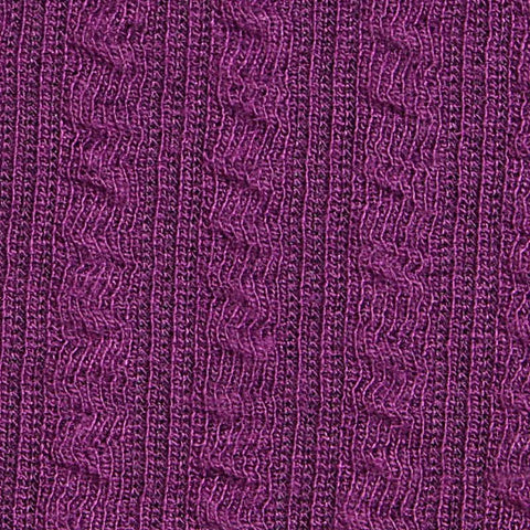 Purple Tone-on-Tone Rib Knit, Polyester