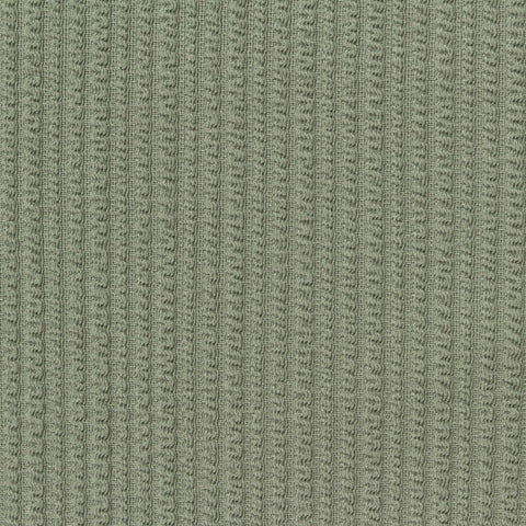 Polyester Stretch Rib Knit Fabric, 270 gsm, 165 cm — Green