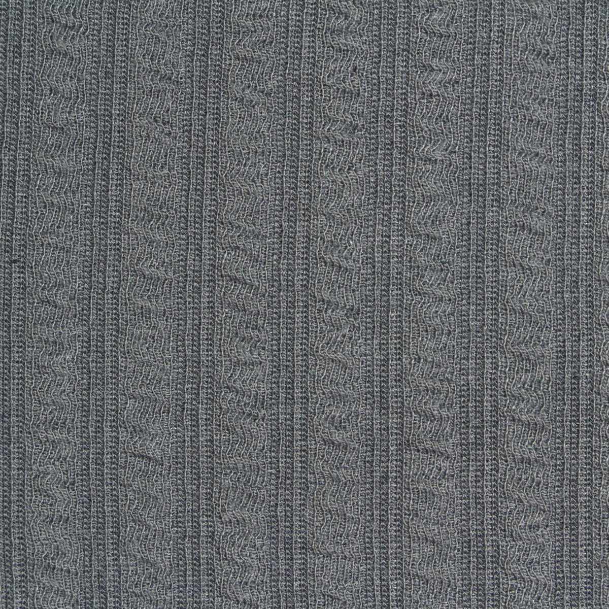Polyester Stretch Rib Knit Fabric, 290 gsm, 165 cm — Grey