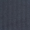 Polyester Stretch Rib Knit Fabric, 290 gsm, 165 cm — Navy