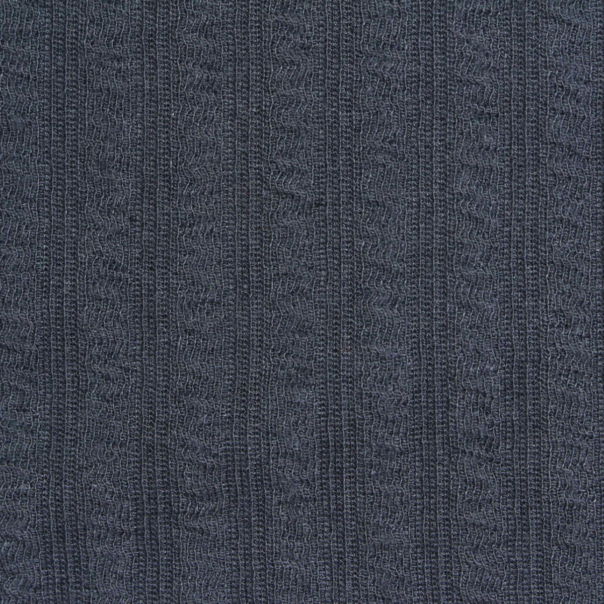 Polyester Stretch Rib Knit Fabric, 290 gsm, 165 cm — Navy