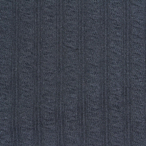 Polyester Stretch Rib Knit Fabric, 290 gsm, 165 cm — Navy