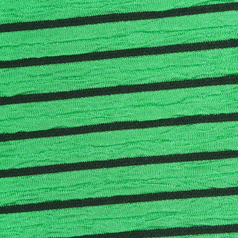 Green Stripes Knit, Polyester