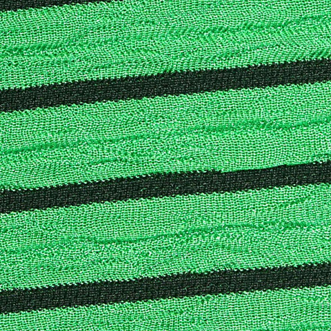 Green Stripes Knit, Polyester
