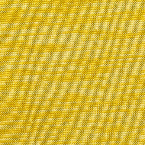 Yellow Marl Jersey Knit, Polyester, 150 gsm