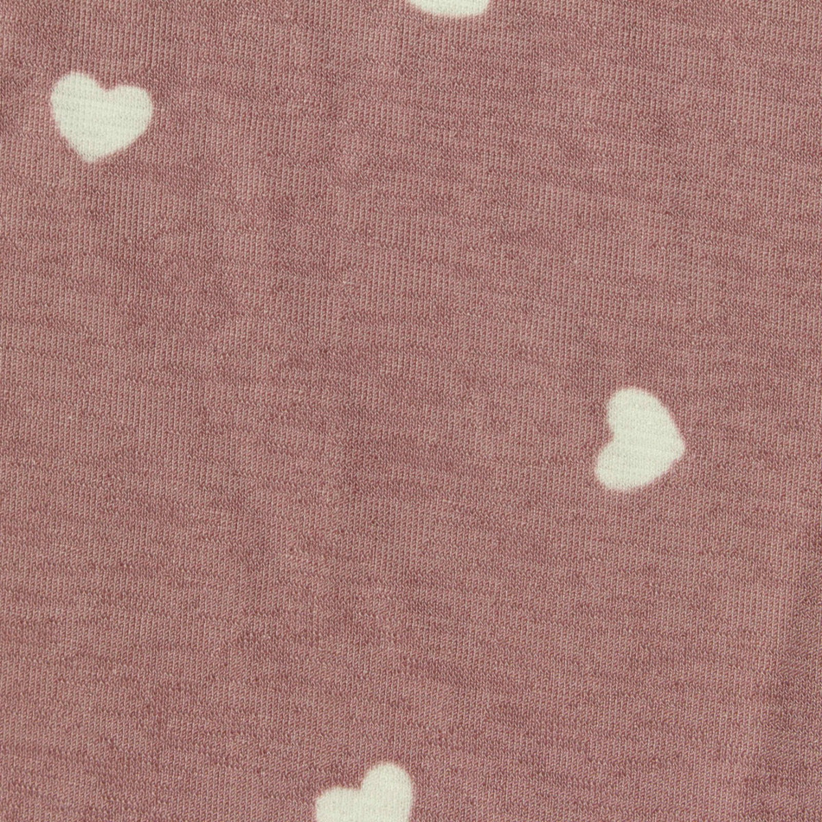 White Hearts Jersey Knit, Polyester
