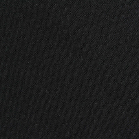 Viscose Nylon Piqué Knit Fabric, 150 gsm, 165 cm — Black