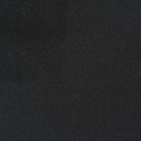 Polyester Stretch Scuba Knit Fabric, 360 gsm — Black