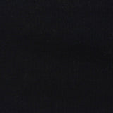 Viscose Nylon Stretch Ponte Knit Fabric, 410 gsm, 160 cm — Black