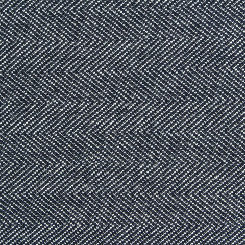Dark Blue Herringbone Knit, Cotton