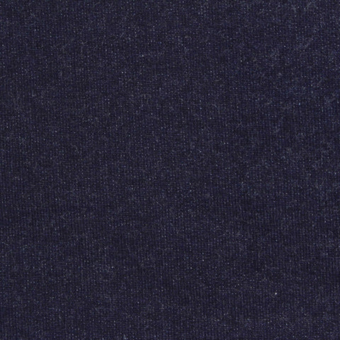 Dark Blue Marl French Terry, Cotton, 292 gsm
