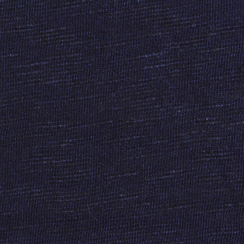 Dark Blue Marl Jersey Knit, 220 gsm