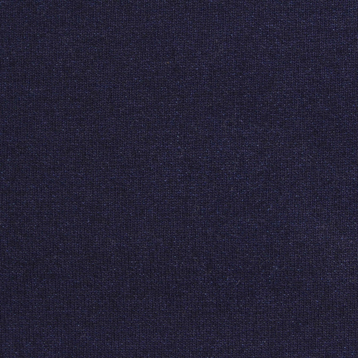 Navy Heather French Terry, Cotton-Poly
