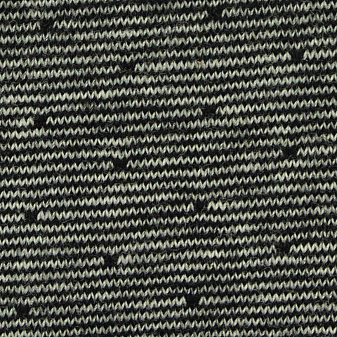 Black Dots Jersey Knit, Cotton, 165 gsm