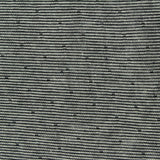 Dark Grey Horizontal-Stripe Jersey Knit, Cotton