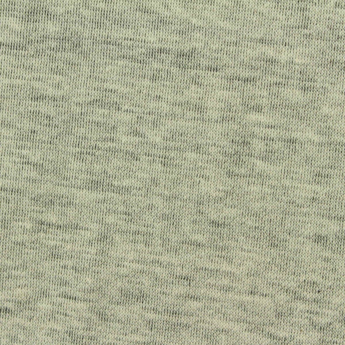 Light Green Marl Interlock Knit, Poly-Cotton