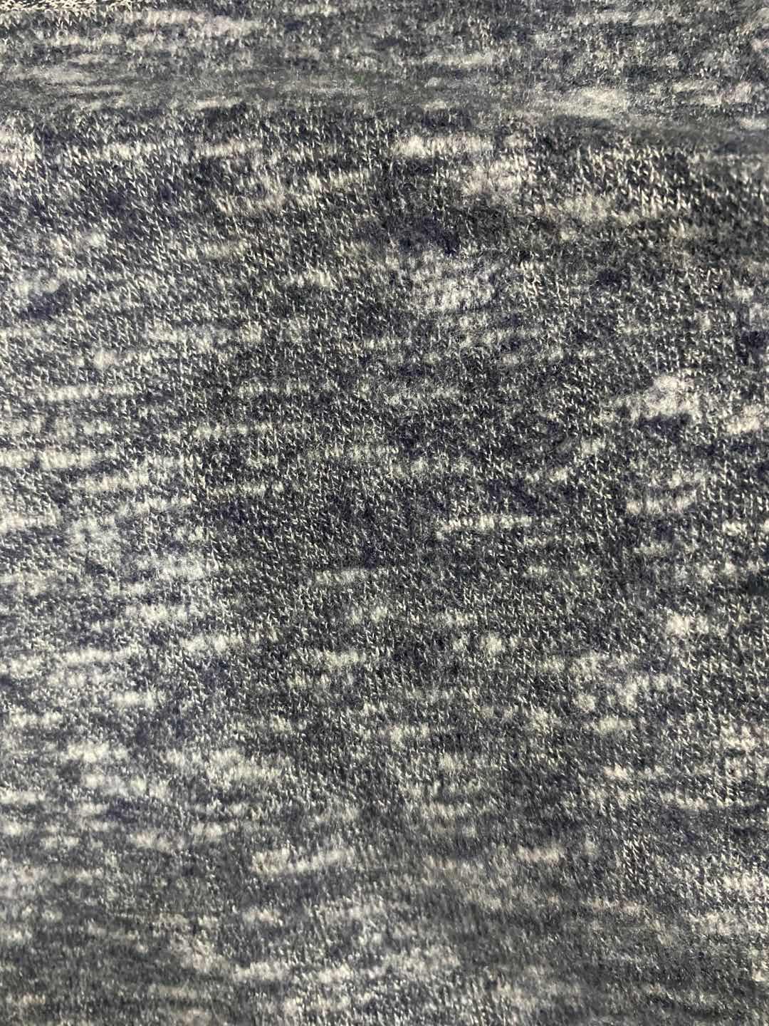 Dark Grey Marl Jersey Knit, Viscose-Poly, 236 gsm