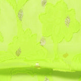 Lime Floral Chiffon, Polyester