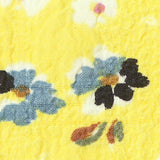 Yellow Floral Woven — texture