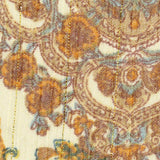 Brown Bold-Floral Chiffon, Polyester — texture