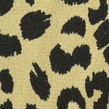 Black Leopard Satin, Polyester — texture