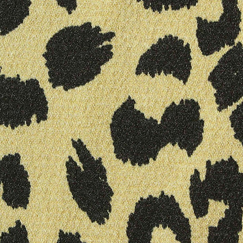 Black Leopard Satin, Polyester