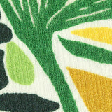 Green Leaves Crepe, Polyester — texture