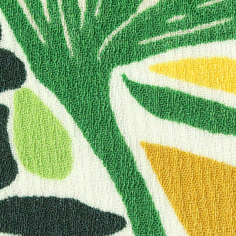 Green Leaves Crepe, Polyester