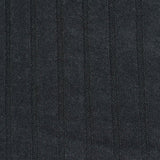 Black Vertical-Stripe Rib Knit, Viscose