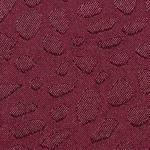 Burgundy Tone-on-Tone Satin, Polyester
