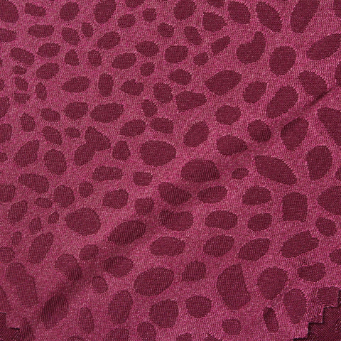 Burgundy Tone-on-Tone Satin, Polyester