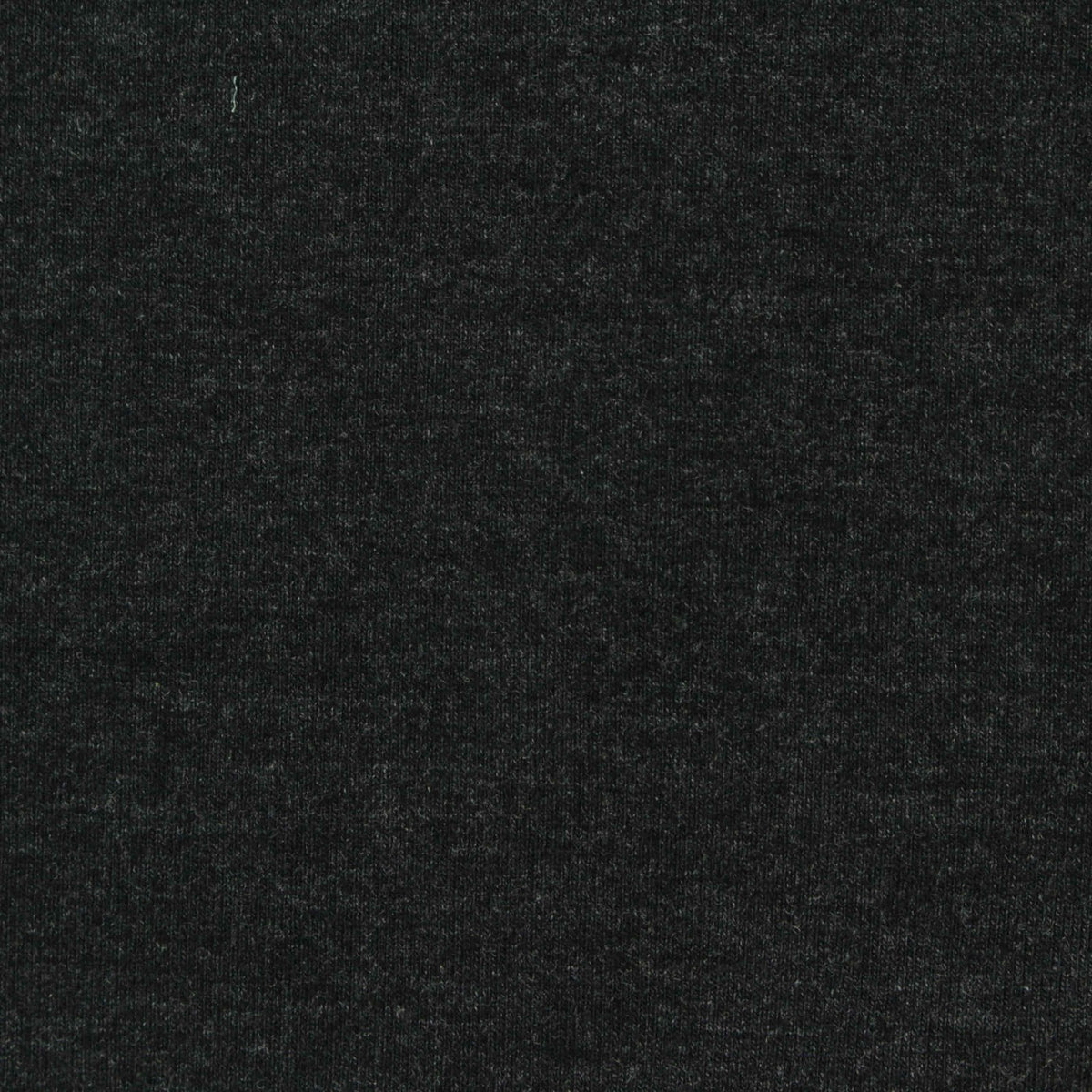 Dark Grey Heathered-Marl Jersey Knit, Cotton-Poly, 298 gsm